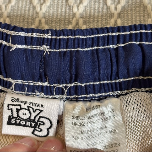 Disney Toy Story 3 Boys Swim Trunks. Size 6/7. Multi-color. Easy pull-on. - Picture 6 of 9